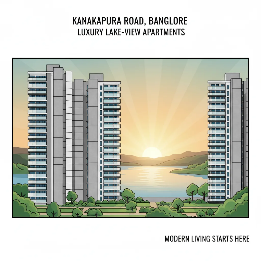 Apartments with Lake Views in Kanakapura Road
