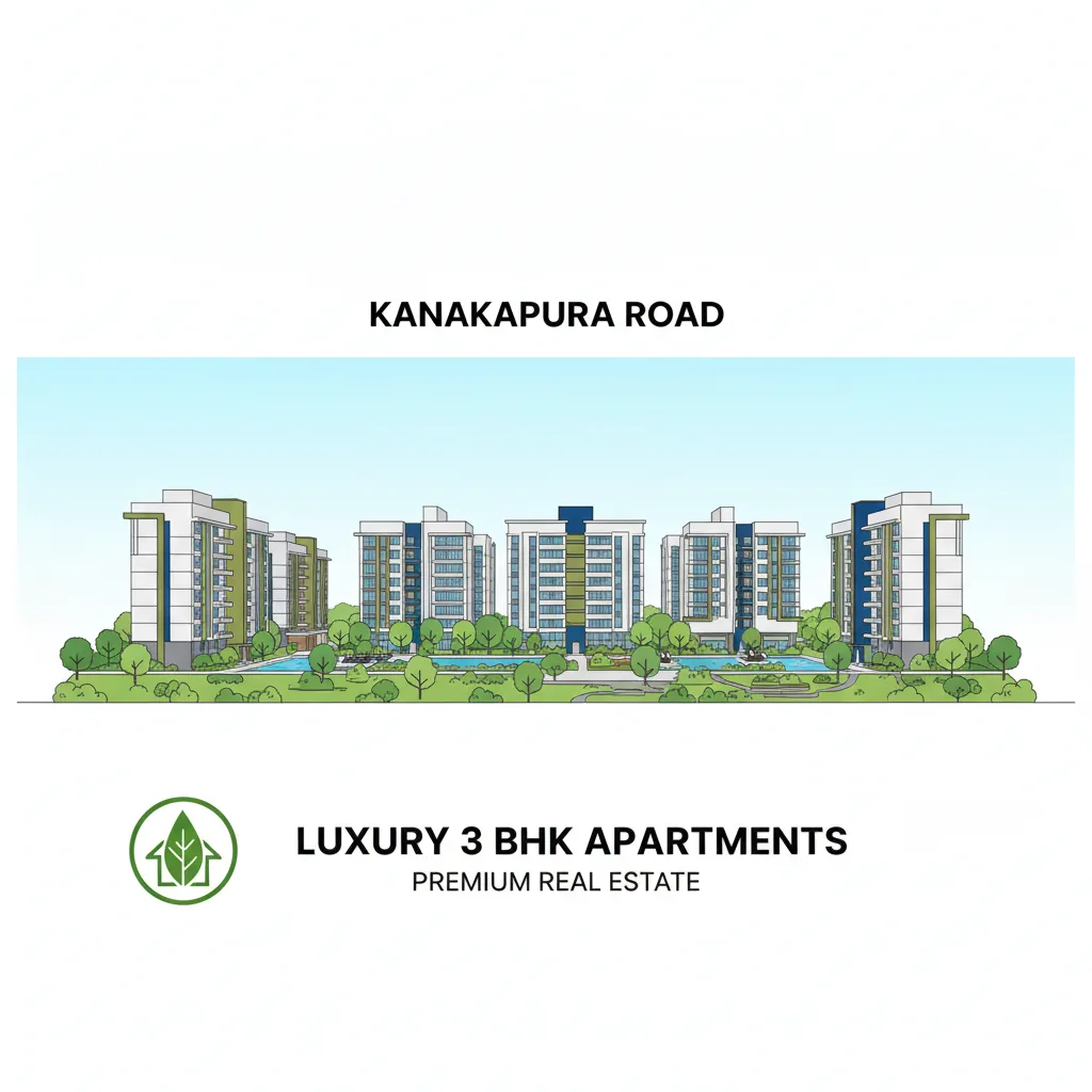 What is the Cost of 3 BHK Apartments in Kanakapura Road
