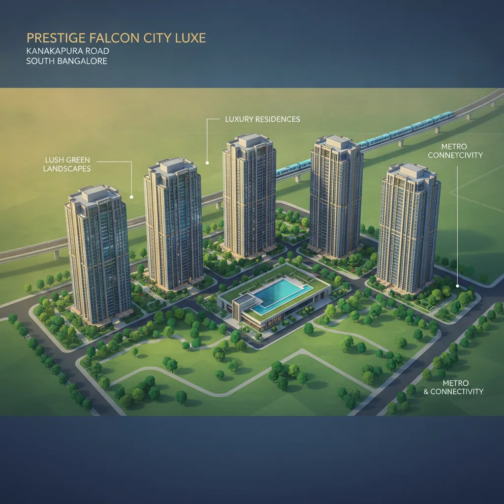 Daily Life Around Prestige Falcon City Luxe Kanakapura Road