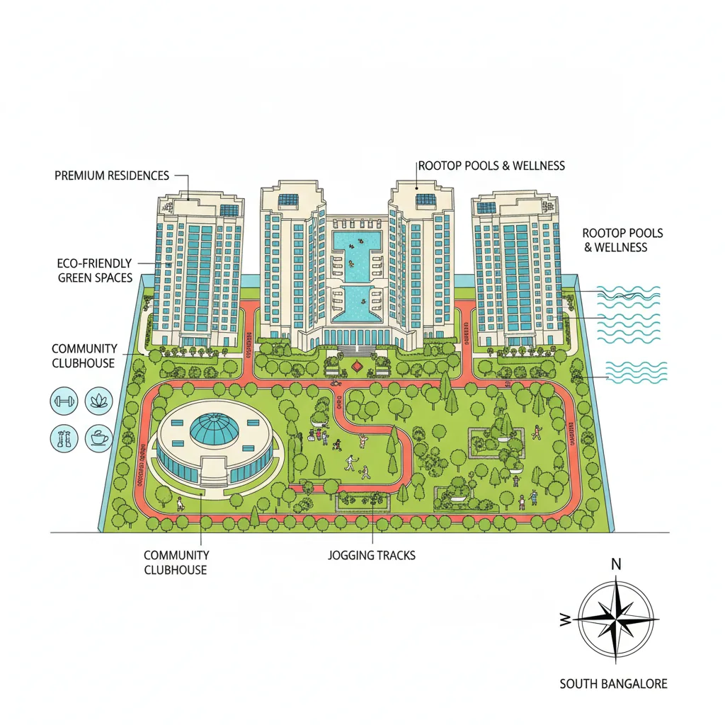 Lifestyle at Prestige Falcon City Luxe: Community Living, Open Spaces & Wellness