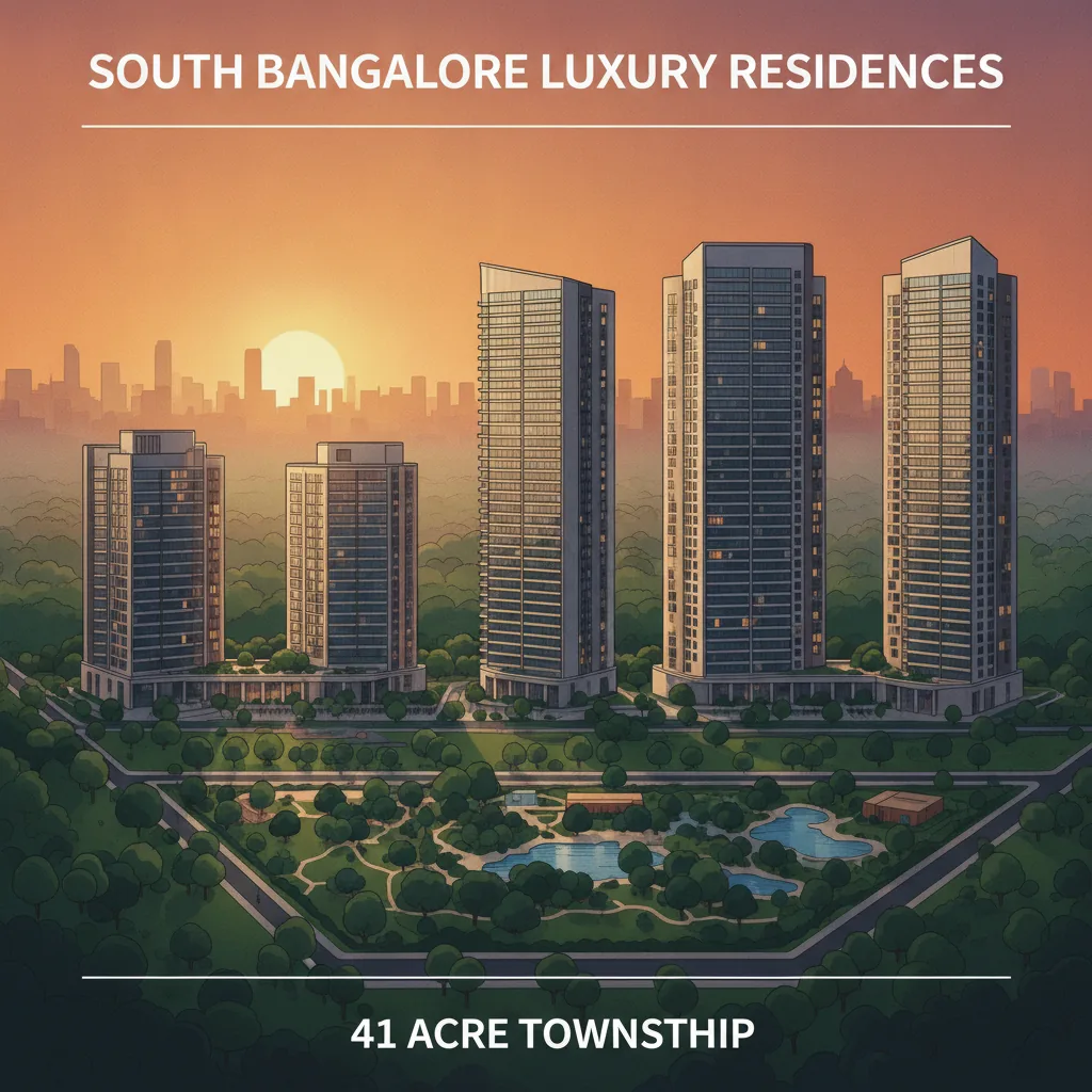 Prestige Falcon City Luxe 3 BHK Apartment in Konanakunte