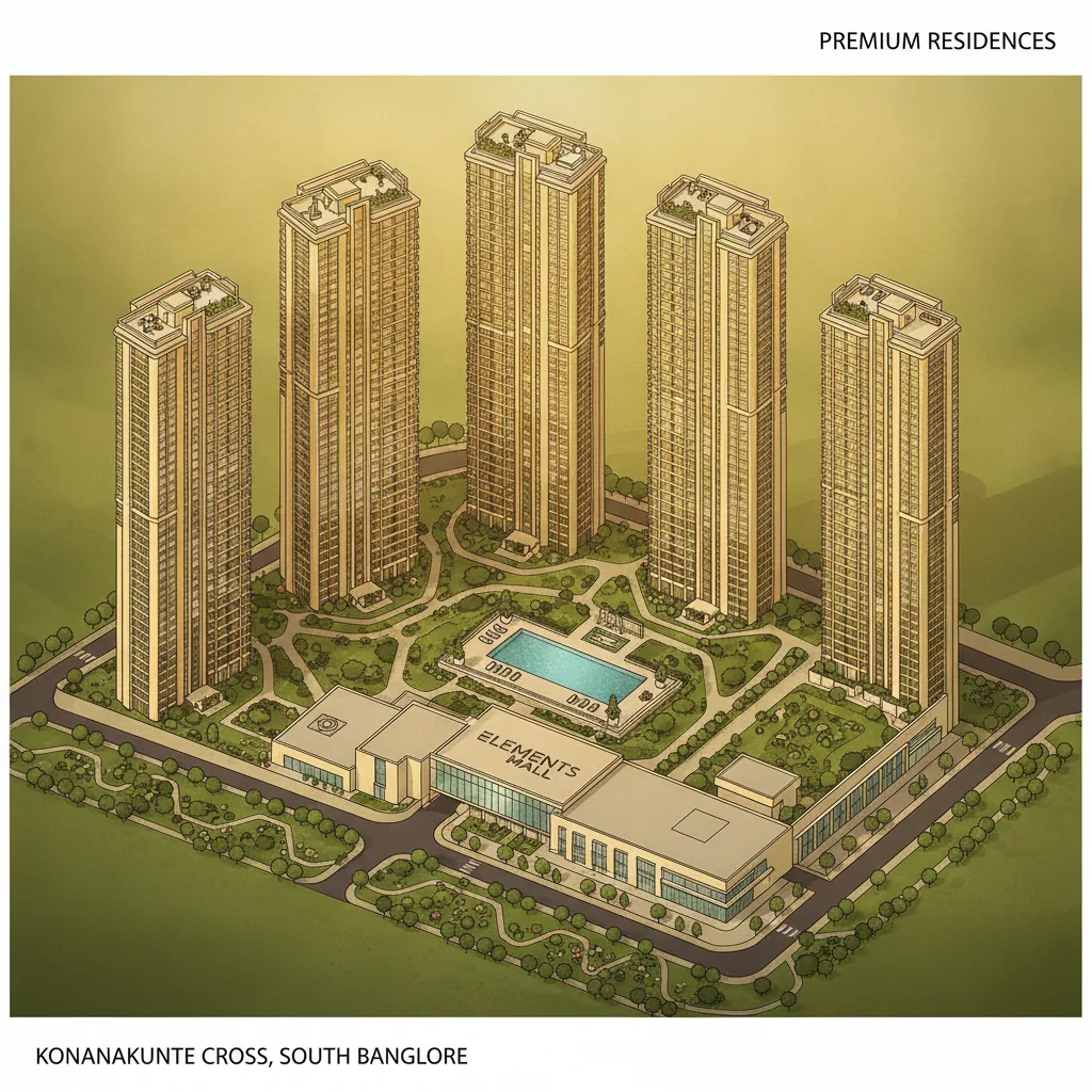 Prestige Falcon City Luxe vs Luxury Apartments in Konanakunte