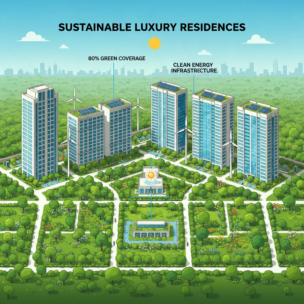 Sustainable Living Features at Prestige Falcon City Luxe