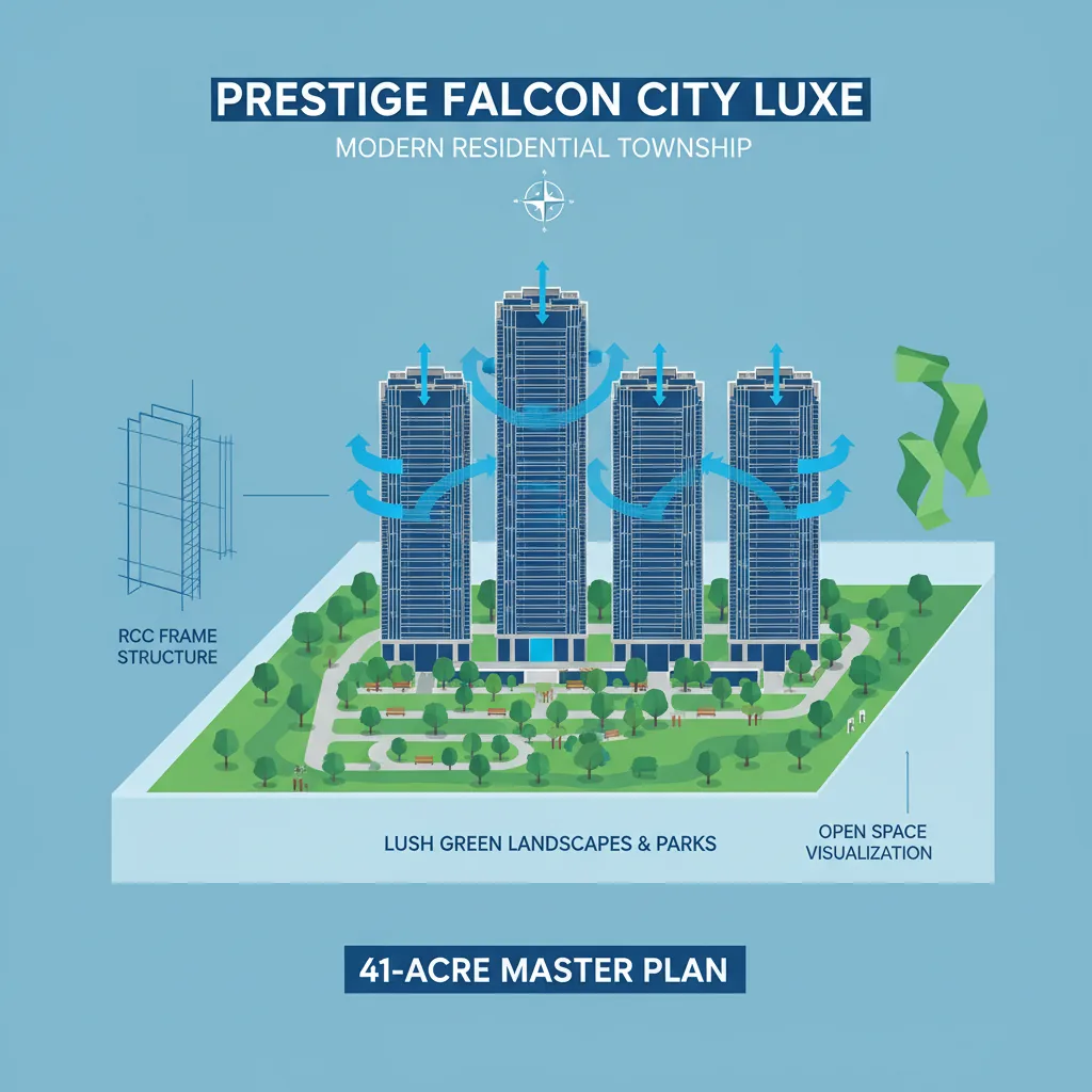 Who is the Project Architect for Prestige Falcon City Luxe?